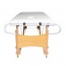 Massage table pad holder